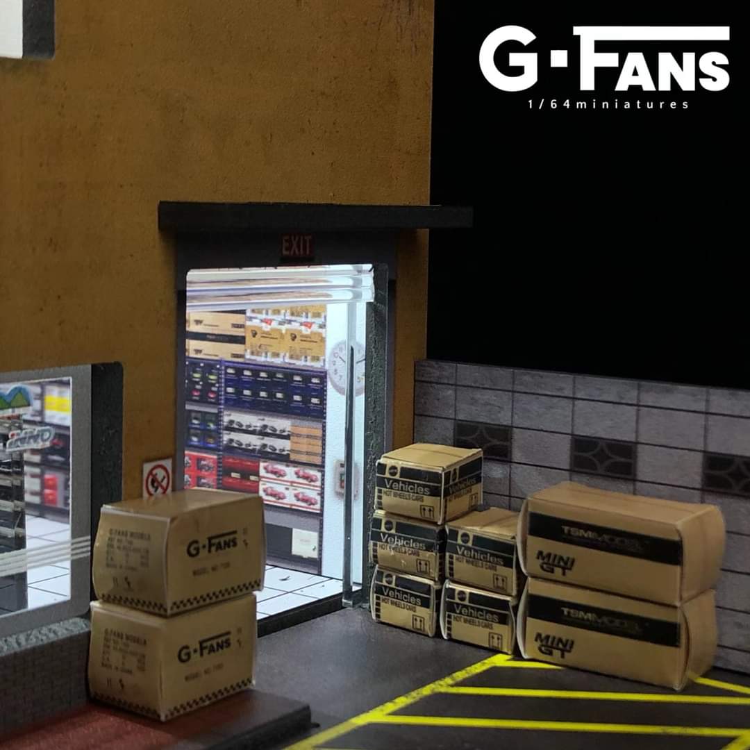 G FANS 1:64 Scale diorama
Mini Car Shop G Fans