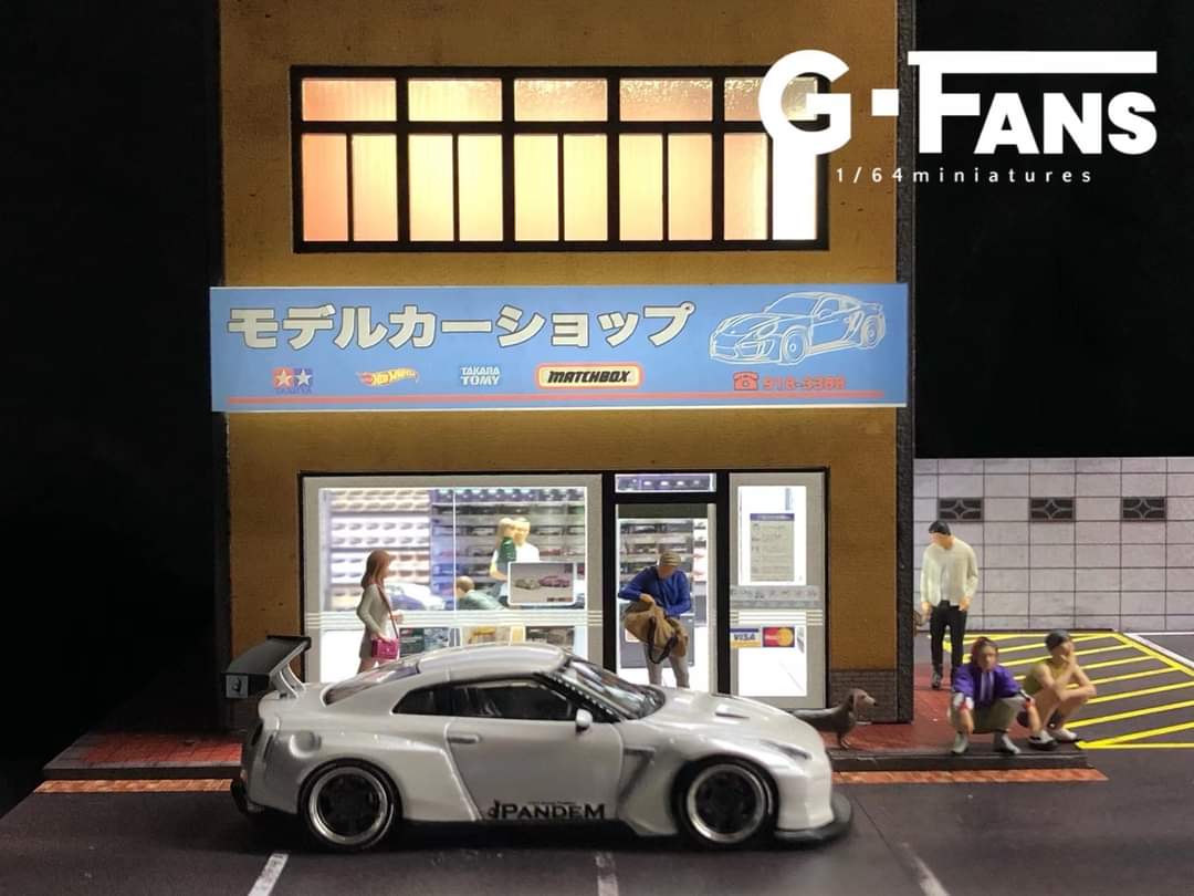 G FANS 1:64 Scale diorama
Mini Car Shop G Fans