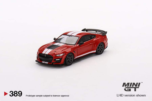 Mini GT #389 1:64 Ford Shelby Mustang GT500 SE Widebody Ford Race Red Mini GT