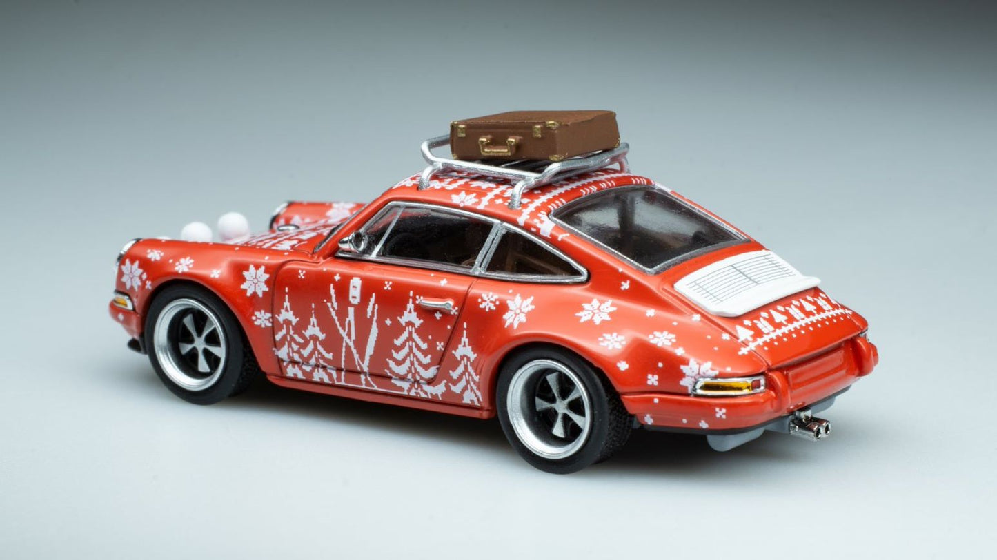 Pop Race Christmas Edition 1:64 Scale Porsche 911 (964) Singer