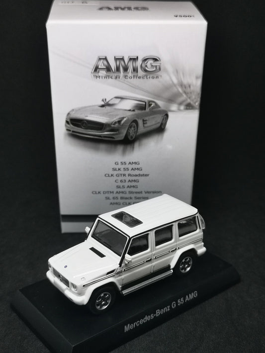 Kyosho 1:64 Scale Miniature Car Collection Mercedes-Benz G500 White
