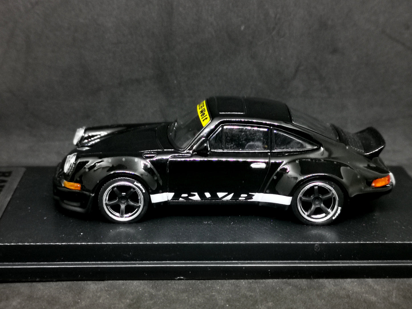 Model Collect RWB Porsche 930 Ducktail Wing Metallic black 1:64 SCALE
