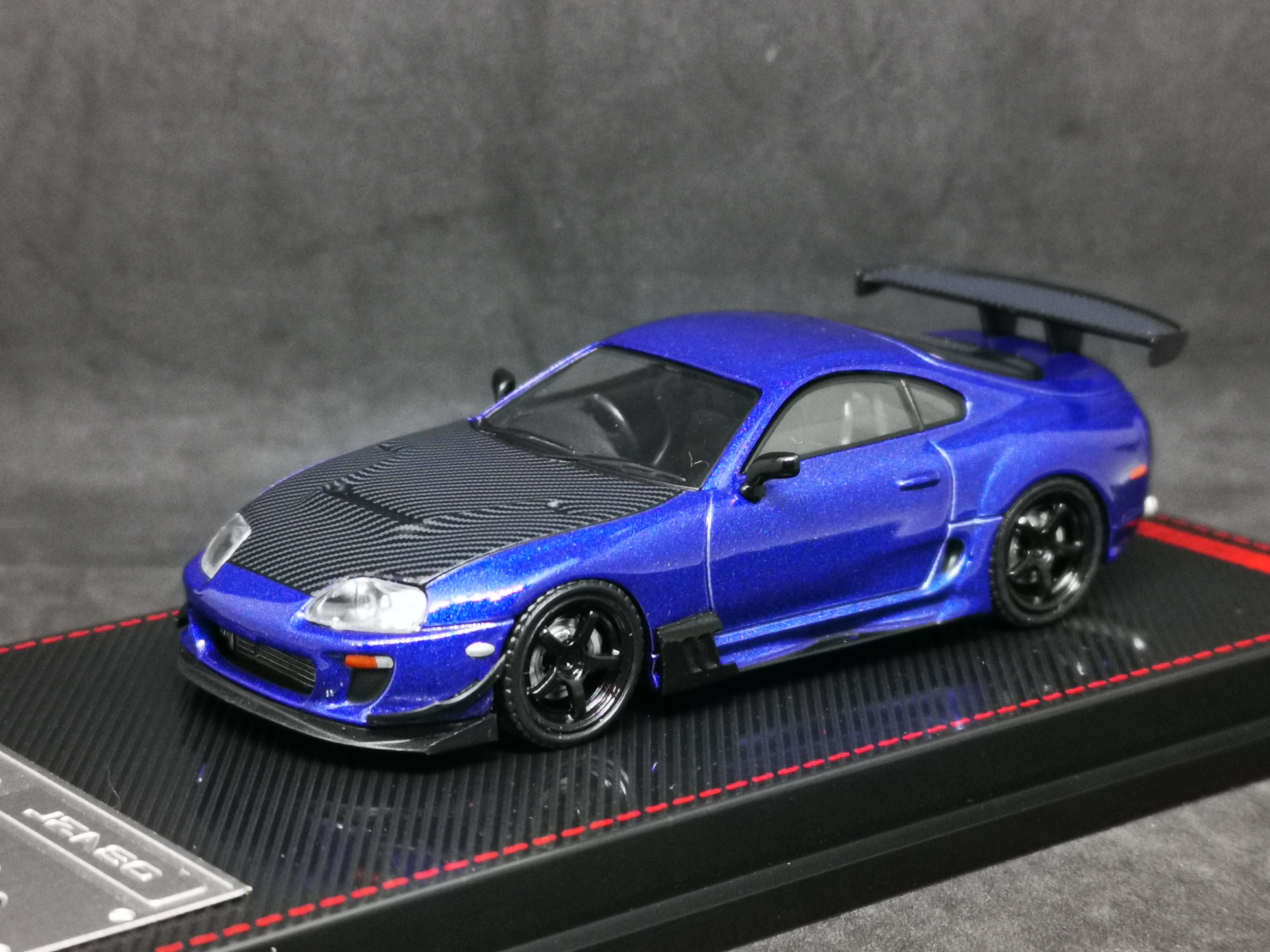 1/64 ignition model スープラ ブルー&ホワイト-