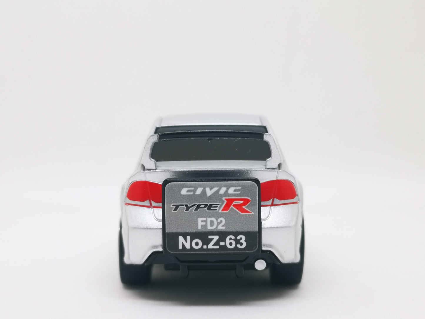 Tomytec ChoroQ Zero Z-63a Honda Civic FD2 TypeR (Silver)