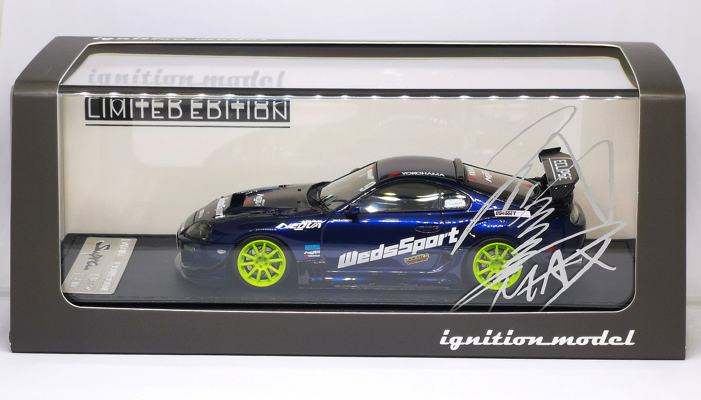 Ignition Model 1:43 Scale IG1974 Toyota Supra RZ MAX ORIDO Street Ver. 2 Blue