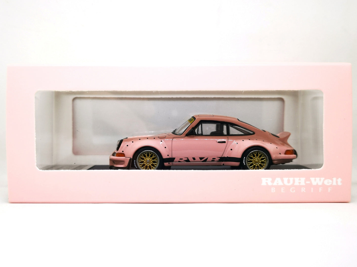 Model Collect RWB Porsche 930 Ducktail Wing Pink 1:64 SCALE