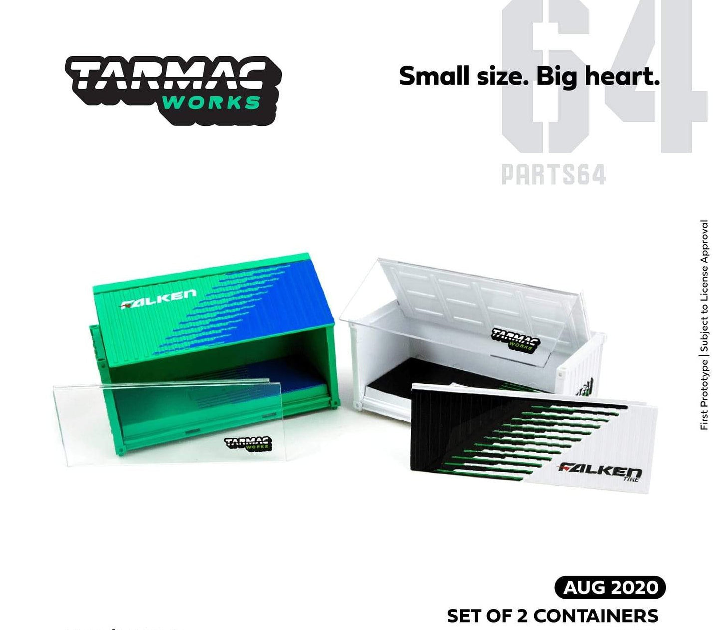 Tarmac Works Container Baseset of two Falken