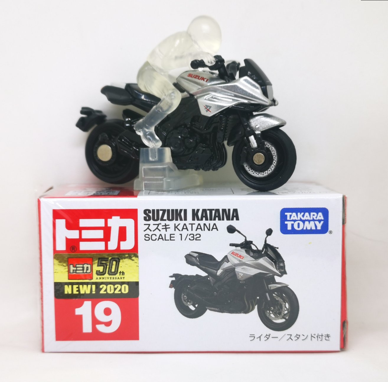 TOMICA #19 Suzuki Katana Bike
