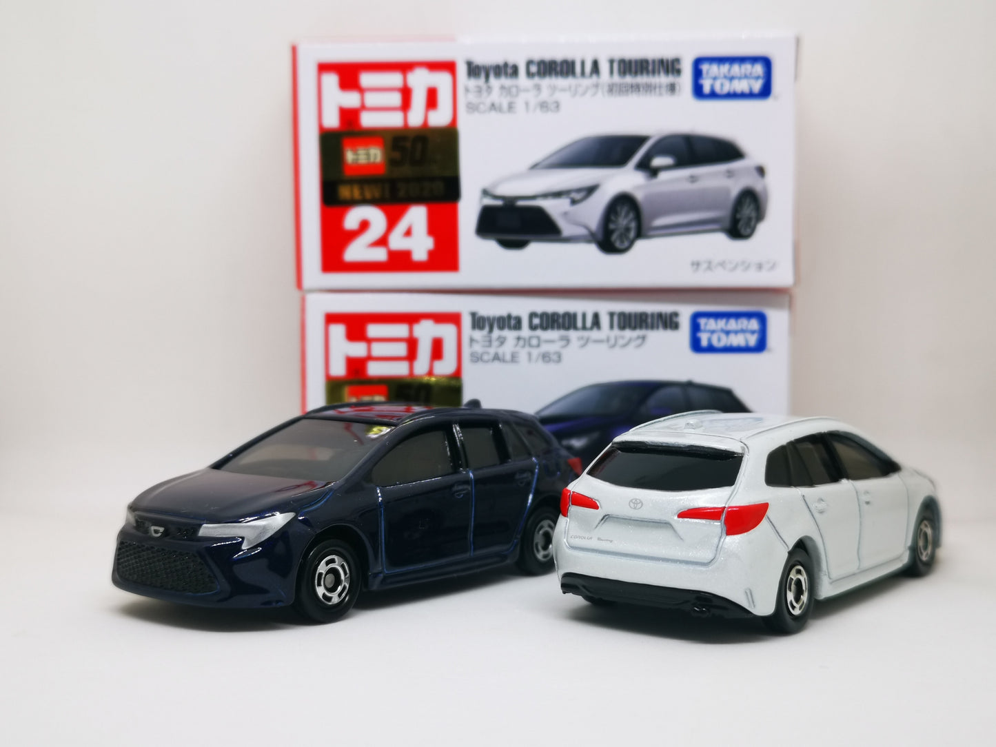Tomica #24 Toyota Corolla Touring 1/64 SCALE Set of Two