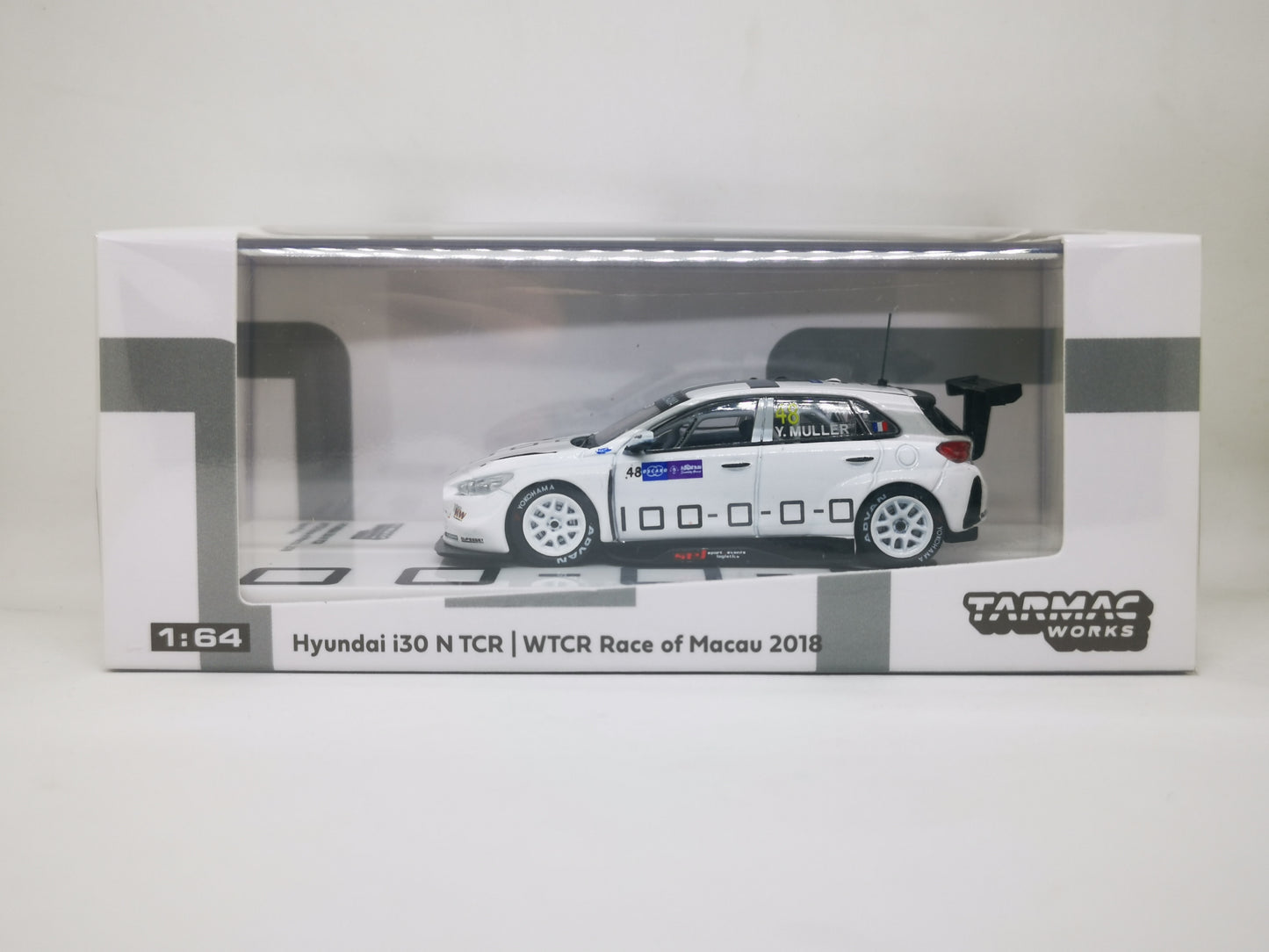 Tarmacworks Hyundai i30 N TCR WTCR Macau 2018 1:64 Scale