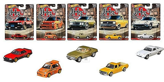 Hotwheels Japan Historic 3 P case Set of 5