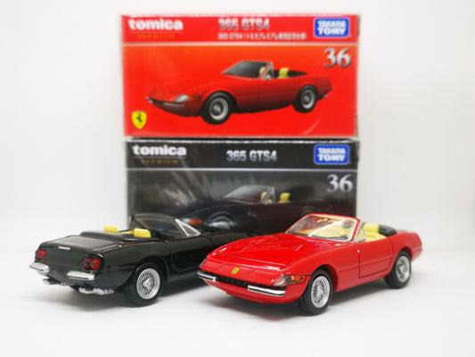 Tomica Premium No.36 Ferrari 365 GTS4 set of two 1:61 SCALE NEW IN Box