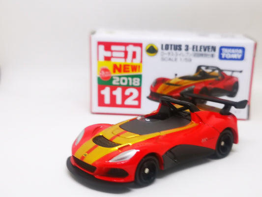 Tomica #112 Lotus 3-Eleven 1:59 Scale Set of Two