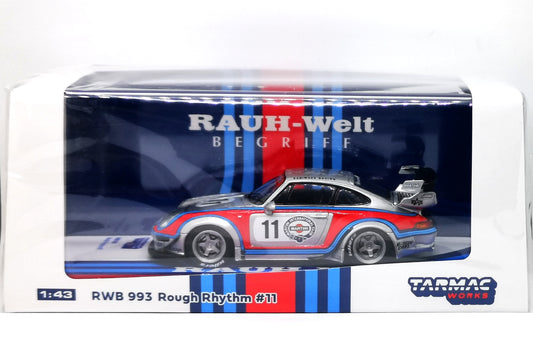 Tarmac Works 1:43 Scale Porsche 993 RWB Martini Rough Rhythm #11