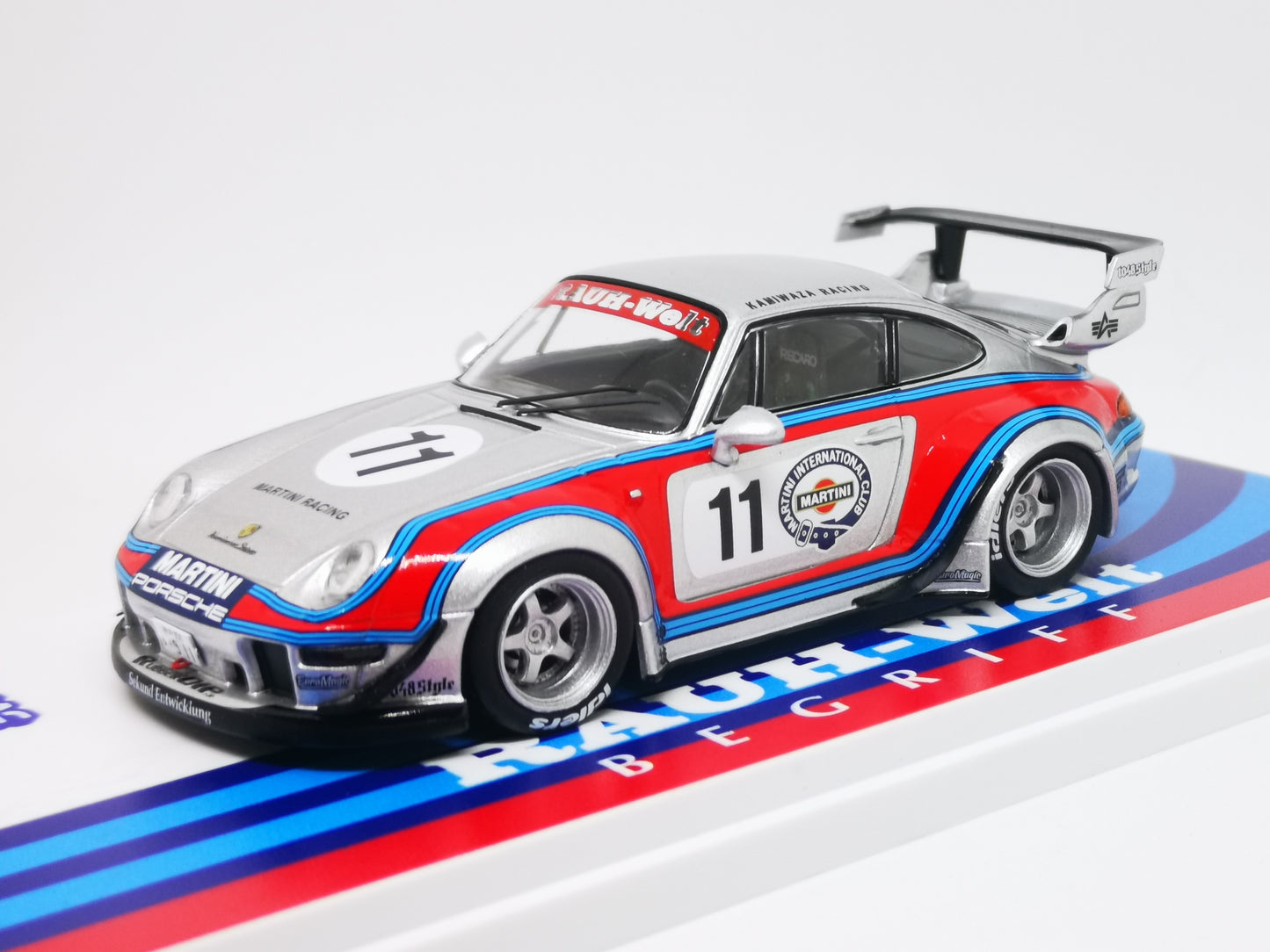 Tarmacworks Porsche 993 RWB Martini Rough Rhythm #11 1:43 Scale