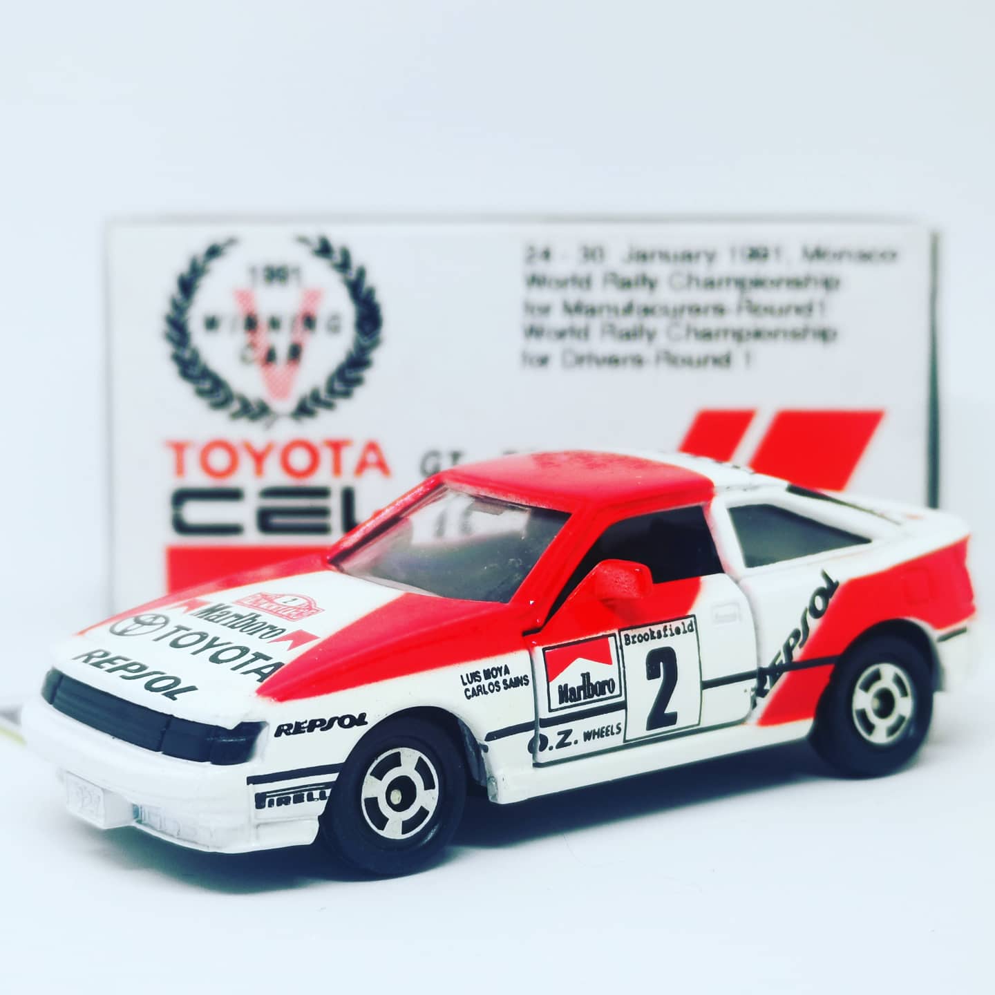 Tomica Toyota Celica GT Four St165
1991 59tg Monte Carlo WRC Winning Car 1:58 Scale