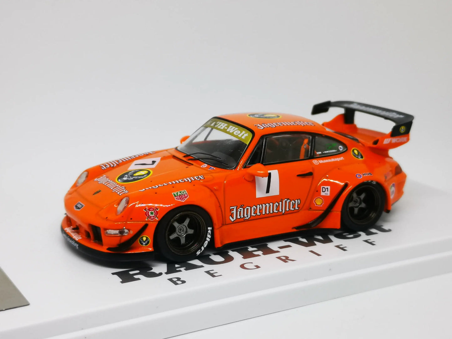 Tarmac Works Tarmac Works Scale 1:43 RWB Porsche 993 Jagermeister #7 Race