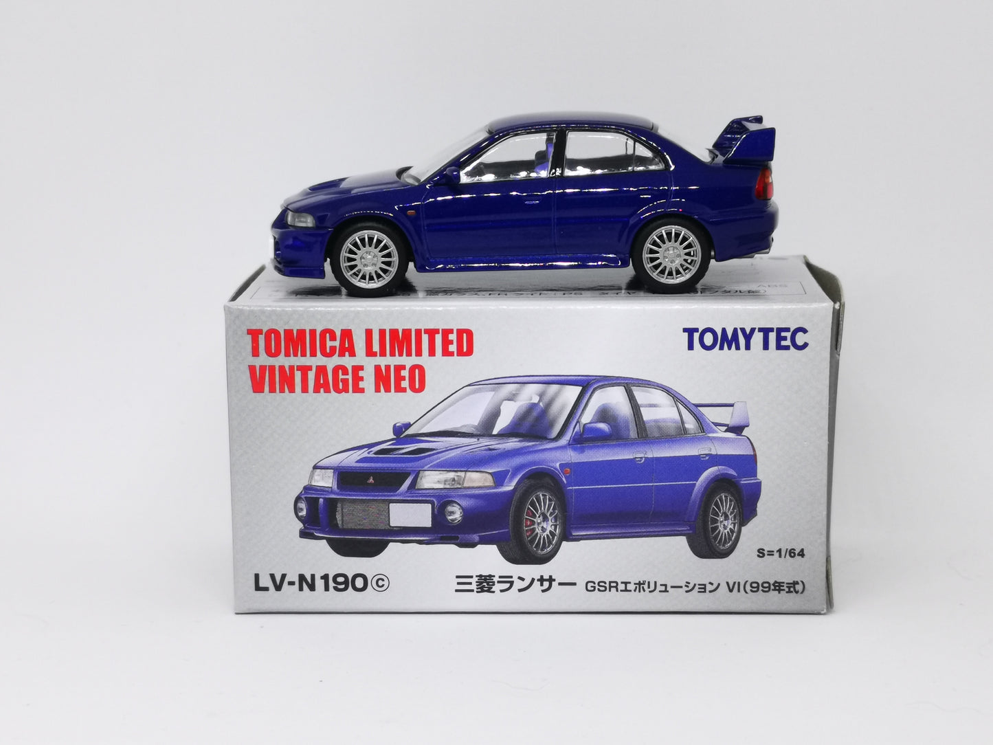 Tomica Limited Vintage Neo LV-N190c Mitsubishi GSR Evolution VI