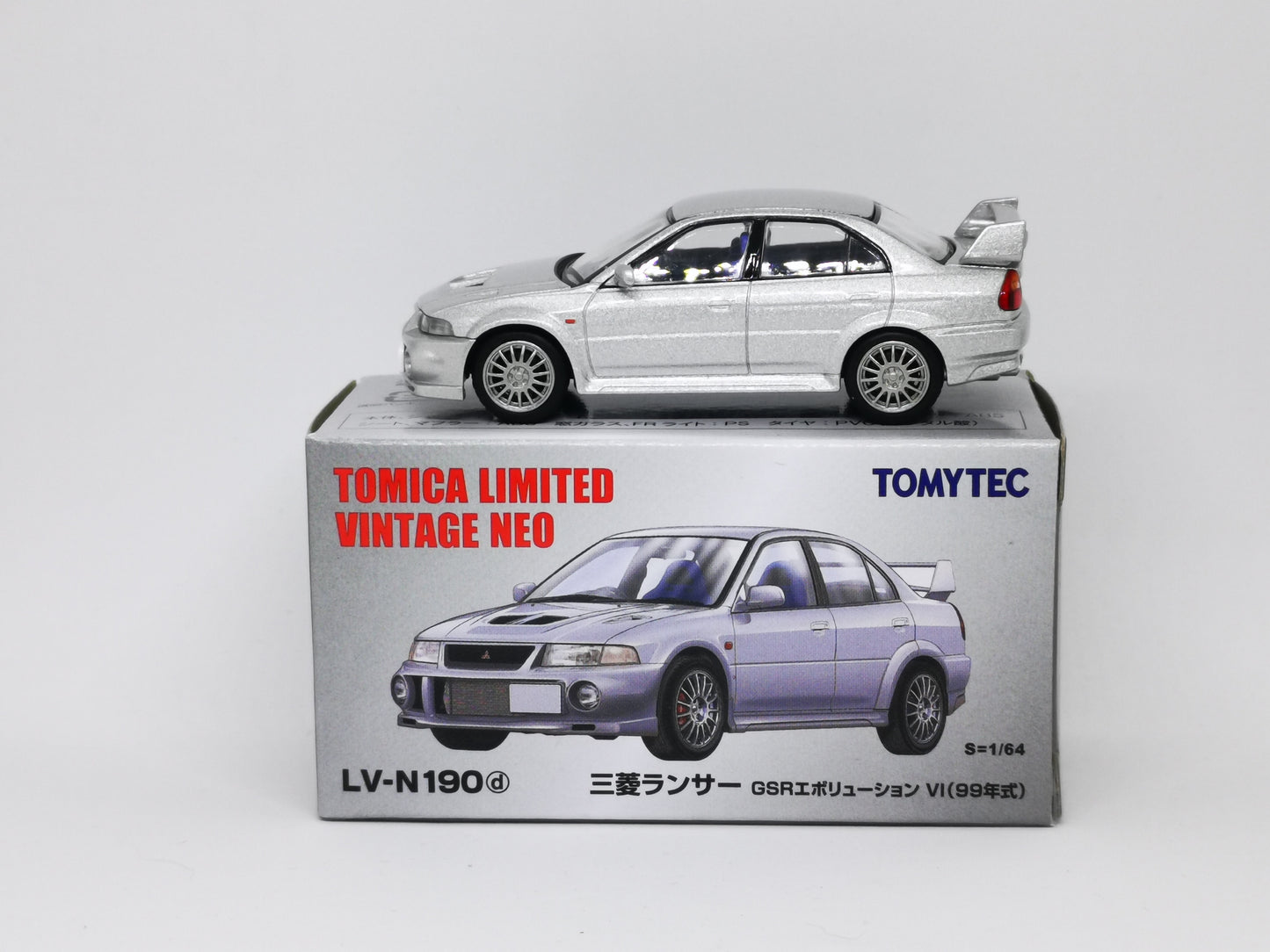 Tomica Limited Vintage Neo LV-N190d Mitsubishi GSR Evolution VI