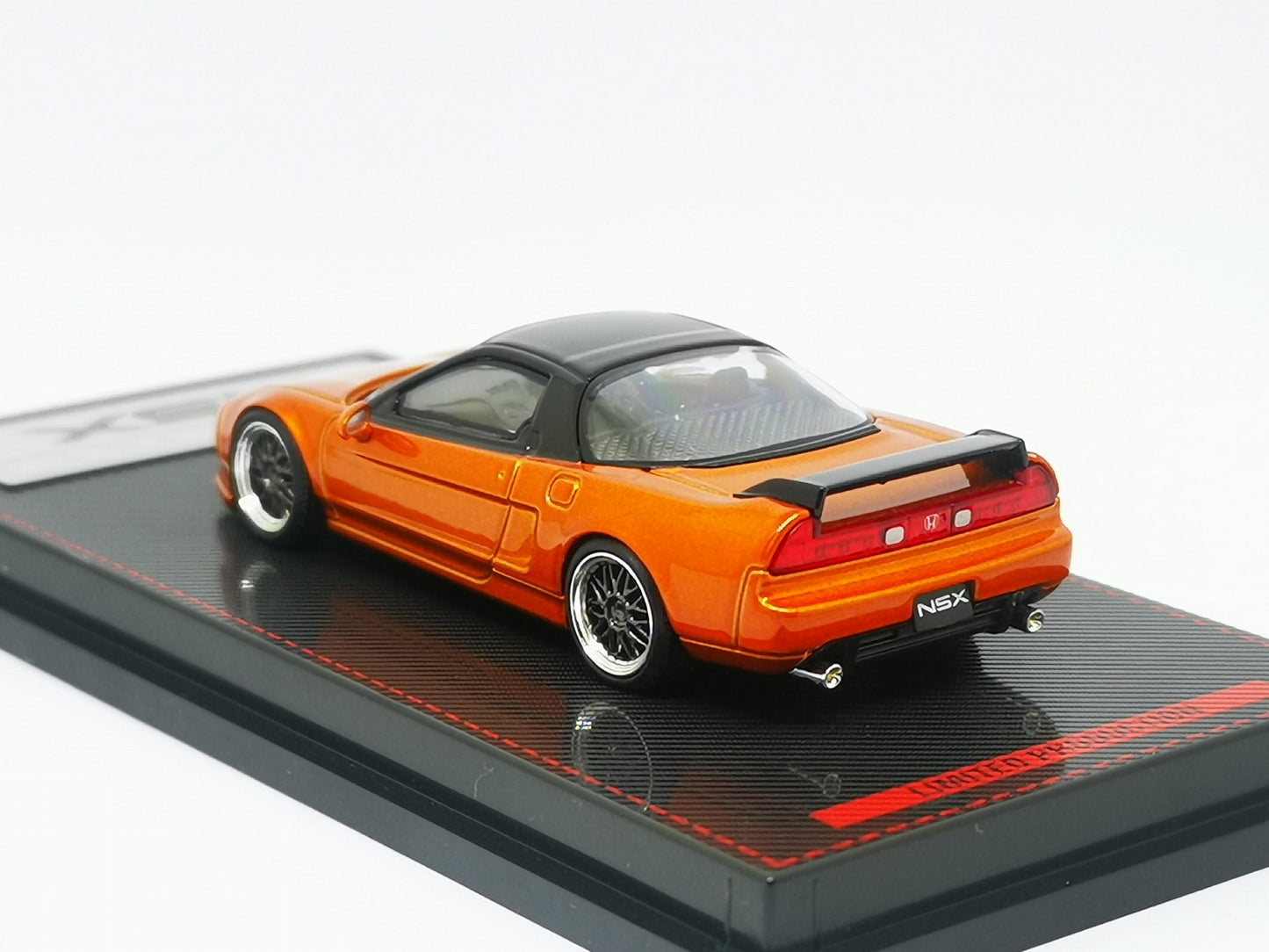 Ignition Model 1:64 Scale Honda NSX NA1 Orange Ignition Mode