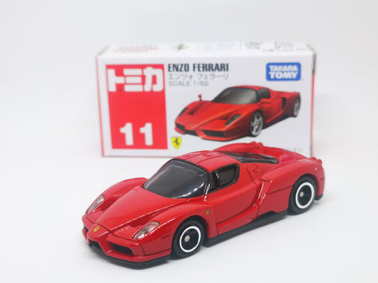 TOMICA #11 Ferrari Enzo 1:62 SCALE NEW IN Box Takara Tomy
