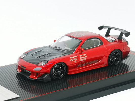 Ignition Model 1:64 Scale Mazda RX7 FD3S RE Amemiya Red Ignition Mode
