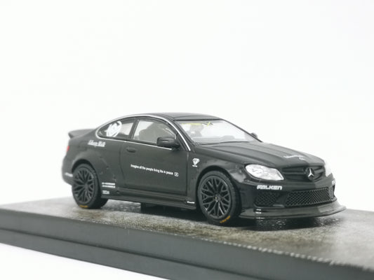 KJ Miniatures 1:64 scale LB Works Mercedes-Benz C63 Coupe
Matte Black