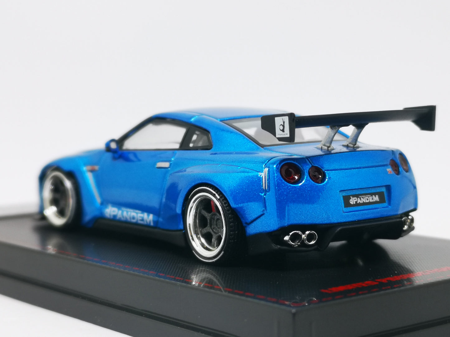 Ignition Model 1:64 Scale Pandem Nissan GT-R (Blue Metallic)