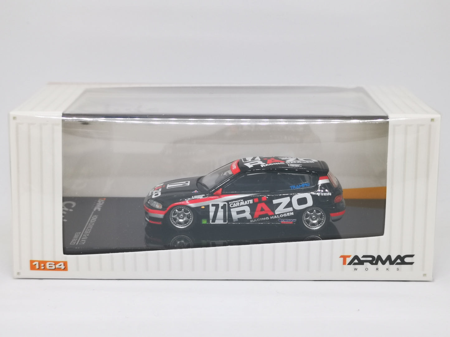 Tarmacworks Honda Civic Eg6 Gr.N Racing Razo Racing #71 1:64 Scale