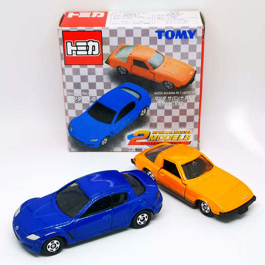 Tomica Special Model 2Models Mazda Savanna RX7 RX8 Set of Two