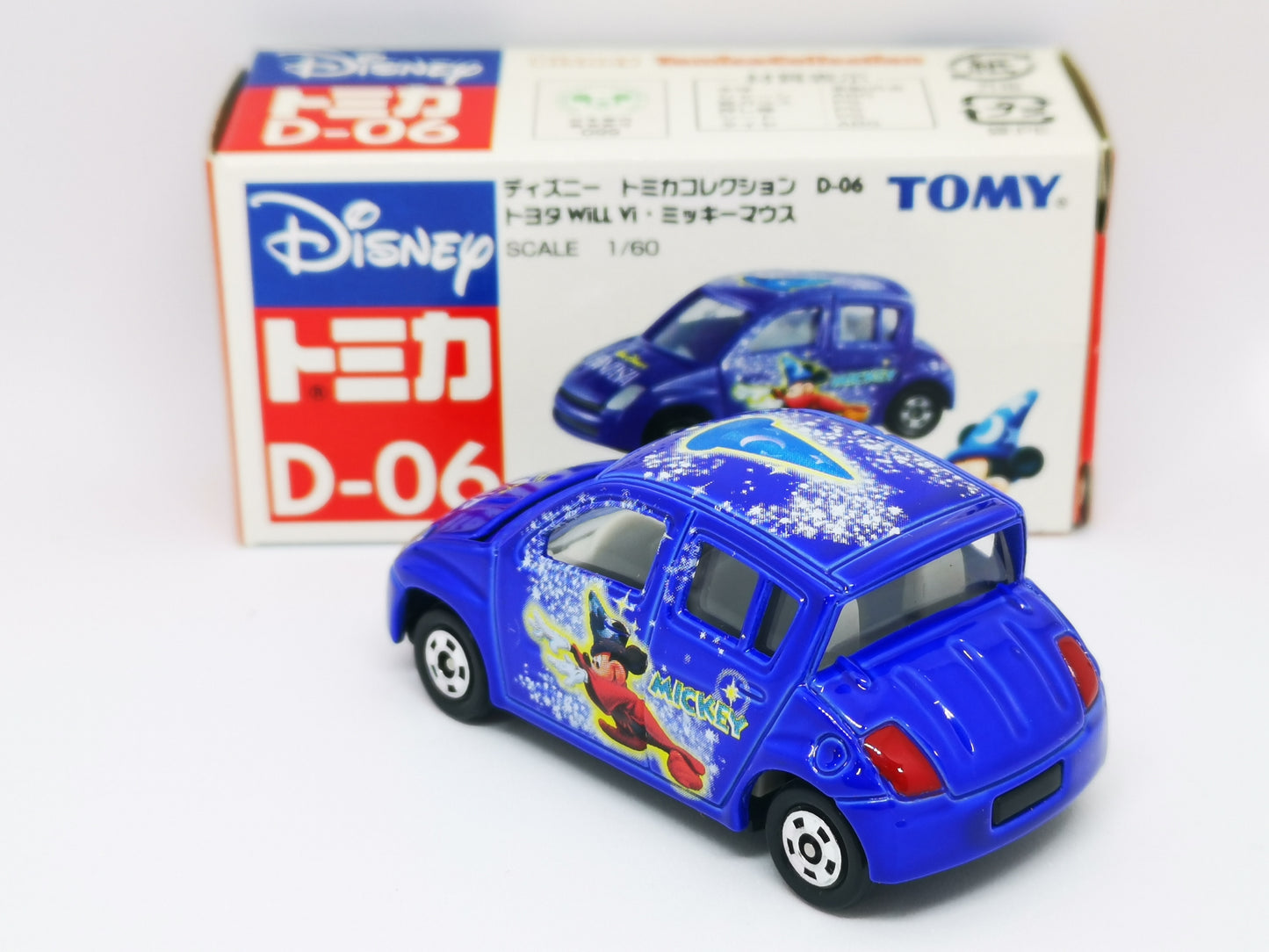 Disney Tomica D06 Toyota WiLL VI Mickey Mouse Fantasia