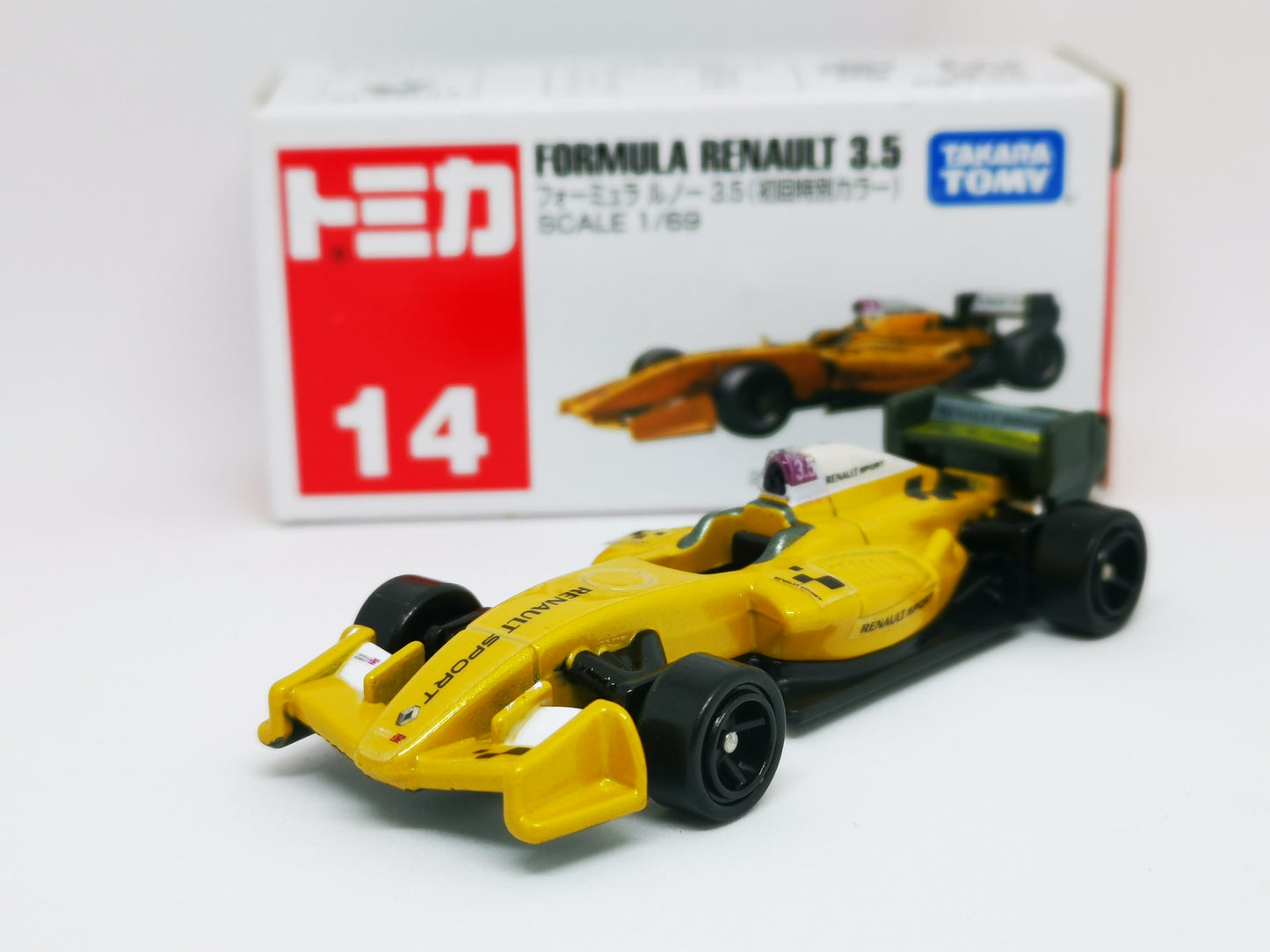 Tomica #14 Formula Renault 3.5 1/69 SCALE Set of Two