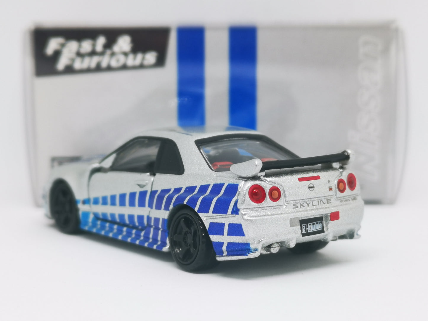 Custom Made Tomica Fast and Furious Paul Walker Nissan Skyline GTR R34