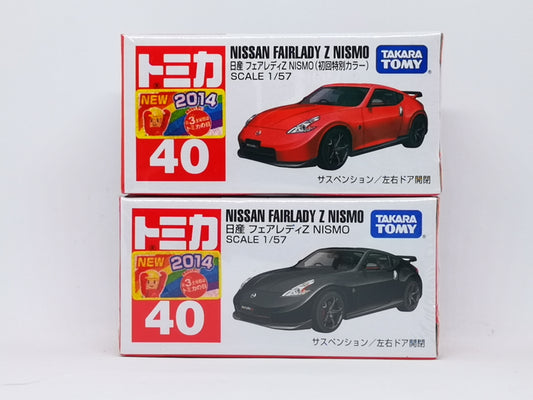Tomica #40 Nissan Fairlady Z Nismo 1/57 SCALE Set of Two
