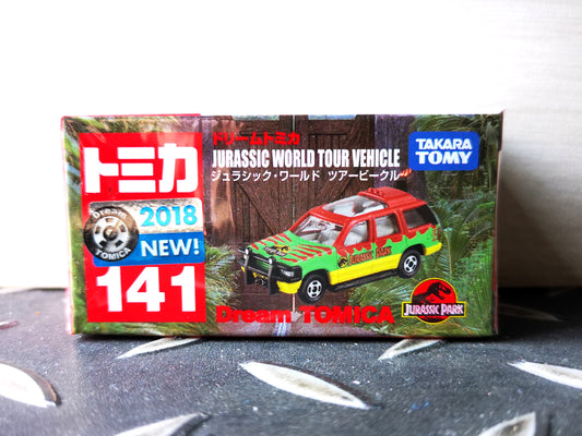 Tomica #141 Jurassic World Tour Vehicle  1:64 Scale