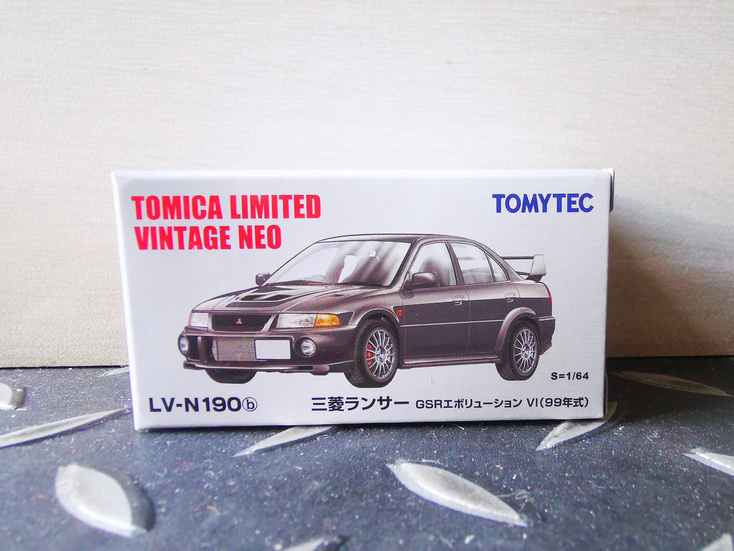 Tomica Limited Vintage Neo LV-N190b Mitsubishi GSR Evolution VI