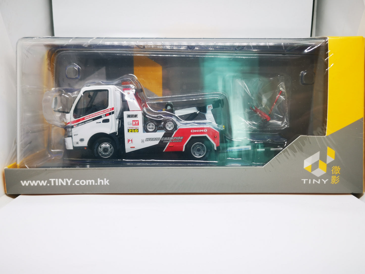 Tiny 1:43 Hong Kong Hino 300 World Champion Tow Truck