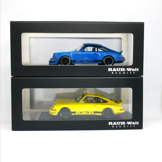 Model Collect  RWB Porsche 930 Ducktail Wing Blue and Yellow 1:64 SCALE