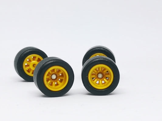 Hot Wheels Real Rider Rims and Tires set 1:64 SCALE
