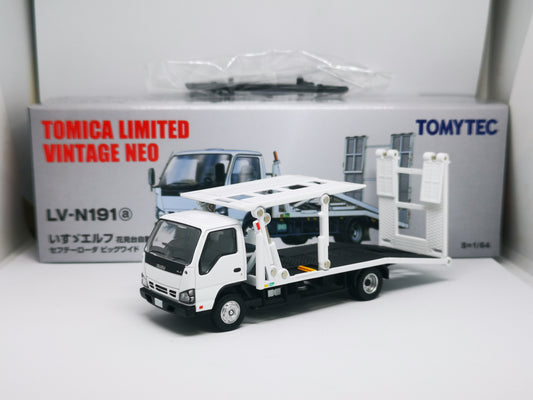 Tomica Limited Vintage Neo N191a Isuzu ELF Hanamidai Safety Loader Big wide White