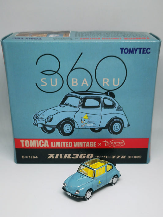 Tomica Limited Vintage TLV × #Subaru 360 Convertible