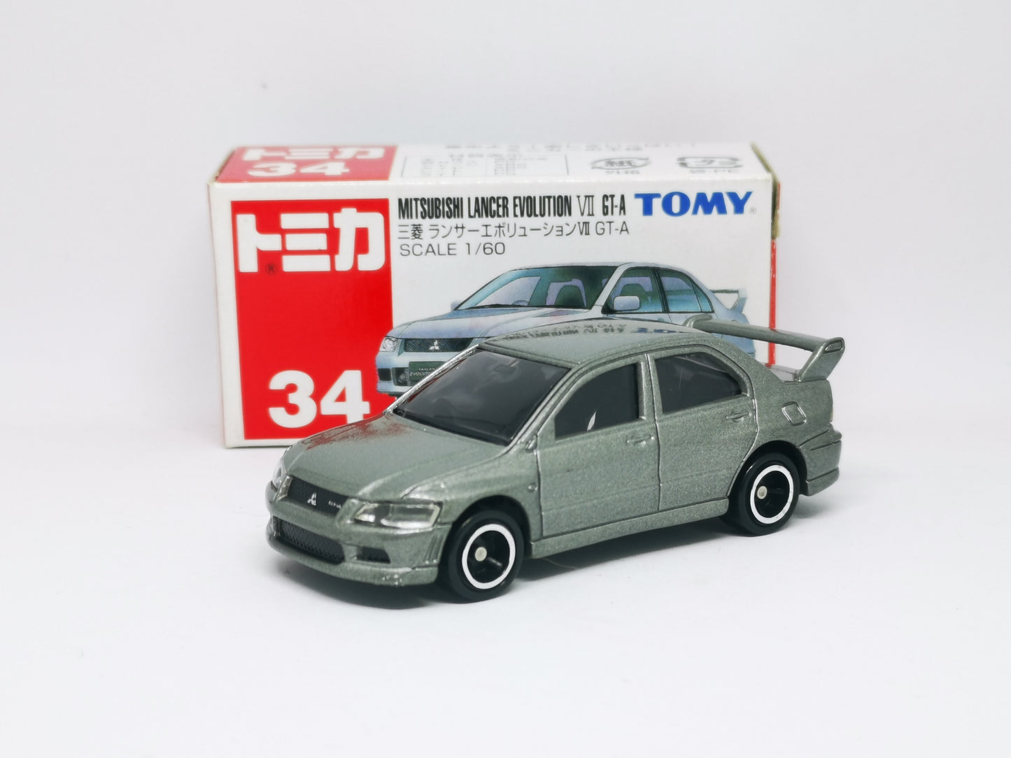 Tomica #34 Mitsubishi Lancer Evolution VII GT-A