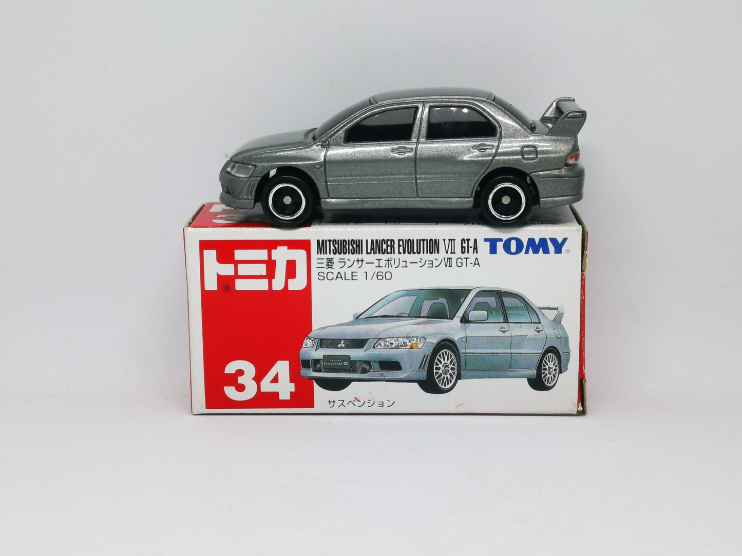 Tomica #34 Mitsubishi Lancer Evolution VII GT-A