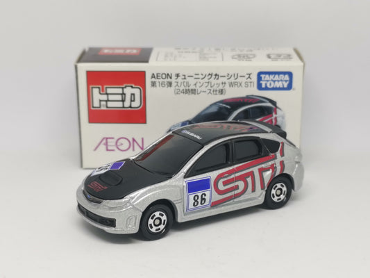 Tomica Aeon exclusive Vol.16 Subaru Impreza WRX Sti 24Hr endurance edition