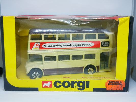 Corgi 469 London Routemaster Double Deck Bus Made in Great Britain