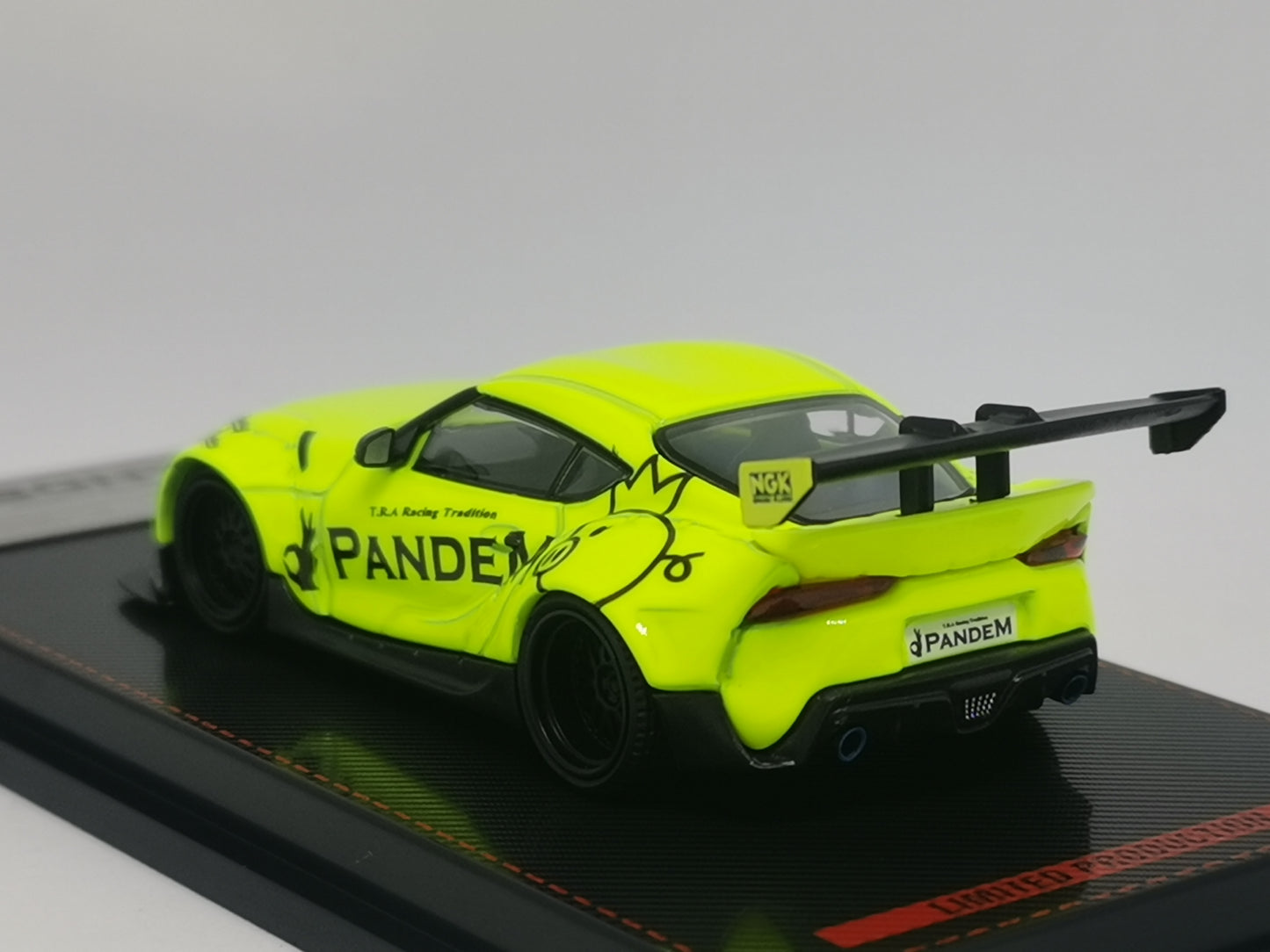Ignition Model 1:64 Scale Pandem GR Supra (A90) Yellow Green Ignition Model