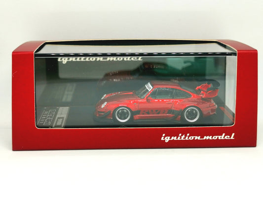 Ignition Model 1:64 Scale Porsche RWB 993 Red Metallic Ignition Model