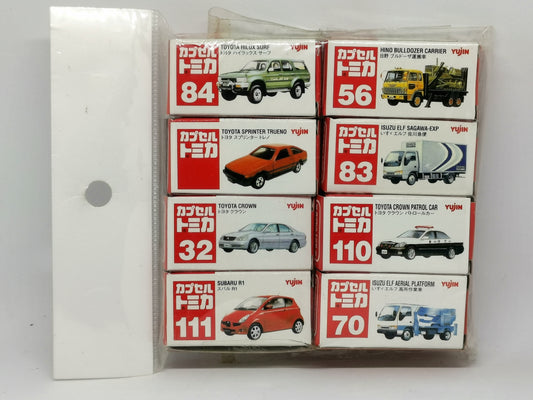 Yujin Tomica pack of 8 2005 Products Gashapon