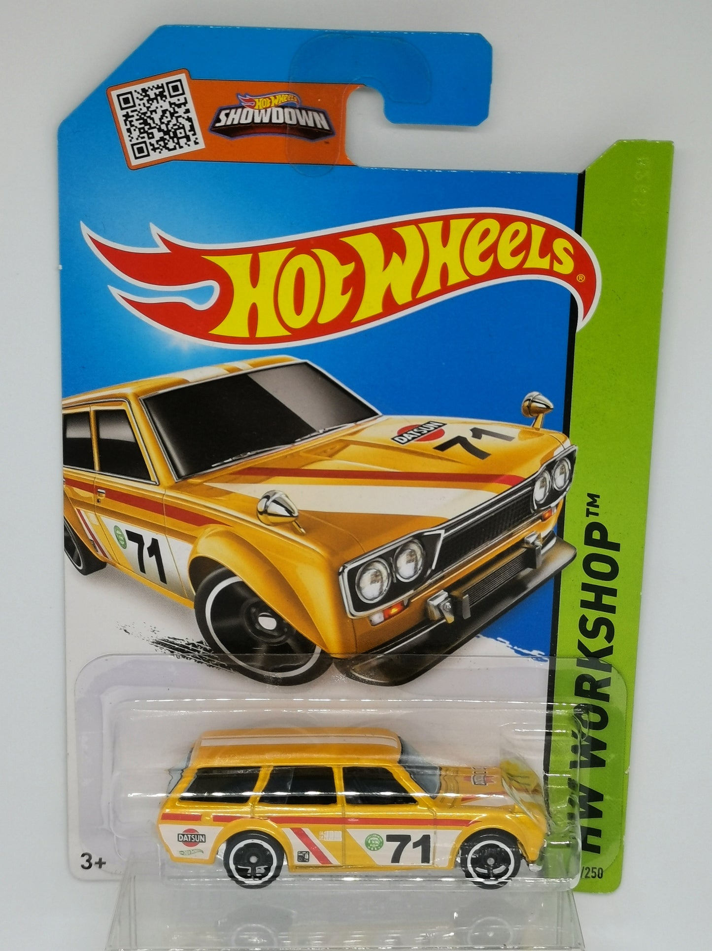 Hot Wheels Datsun 510 Wagon Yellow