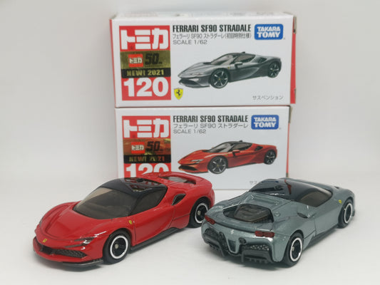 Tomica #120 Ferrari SF90 Stradale Set Of Two